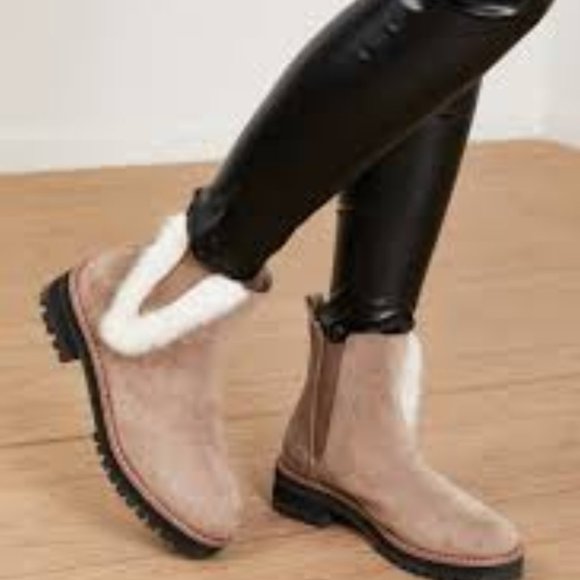 WeeBoo Warmer Days Faux Fur Trim Chelsea Booties - Picture 11 of 11